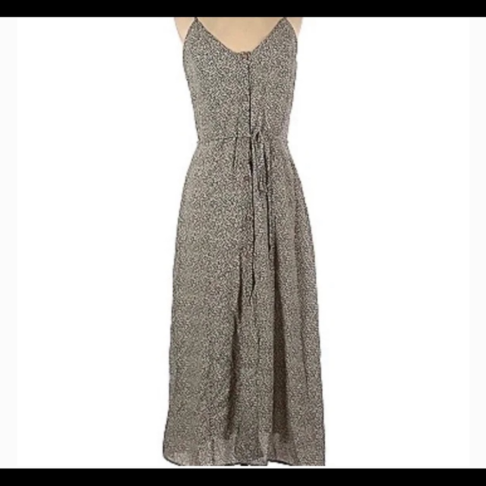 Sienna Sky Women’s Small Leopard Print Button Up Dress